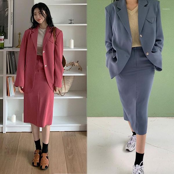 women's suits & blazers office lady elegant solid casual women korean chic early autumn vintage loose suit jacket all-match trendy outw, White;black
women's suits & blazers office lady elegant solid casual women korean chic early autumn vintage loose suit jacket all-match trendy outw, White;black