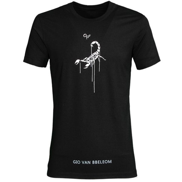 2019 scorpion printing style pure cotton t-shirt t-shirt fashion brand men's guangzhou clothing, White;black
2019 scorpion printing style pure cotton t-shirt t-shirt fashion brand men's guangzhou clothing, White;black