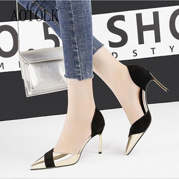 dress shoes women high heels summer brand tow piece pumps point toe patent leather thin large size nightclub de, Black
dress shoes women high heels summer brand tow piece pumps point toe patent leather thin large size nightclub de, Black