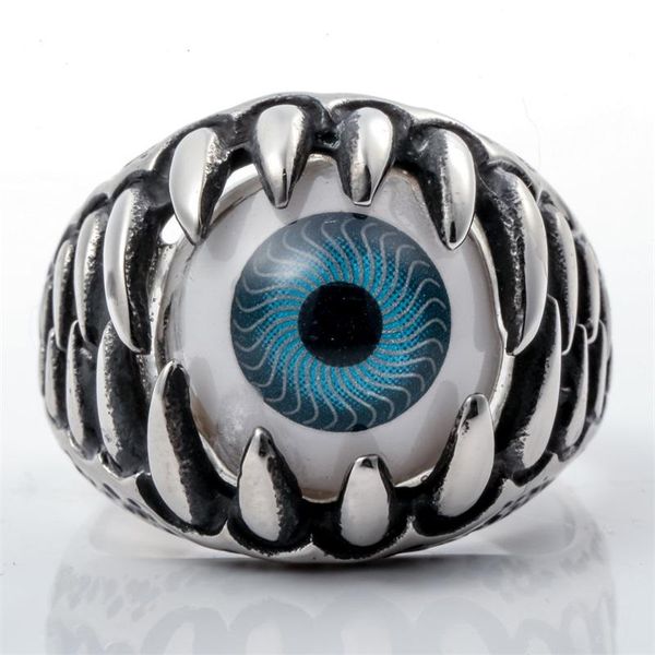 cluster rings mens stainless steel eyeball ring punk rock party jewelry birthday gifts for dad him girlfriend wholesale drop r31, Golden;silver
cluster rings mens stainless steel eyeball ring punk rock party jewelry birthday gifts for dad him girlfriend wholesale drop r31, Golden;silver