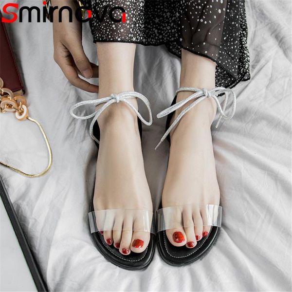 smirnova black fashion summer shoes woman cross tied casual sandals women flat with genuine leather plus size 33-46
smirnova black fashion summer shoes woman cross tied casual sandals women flat with genuine leather plus size 33-46