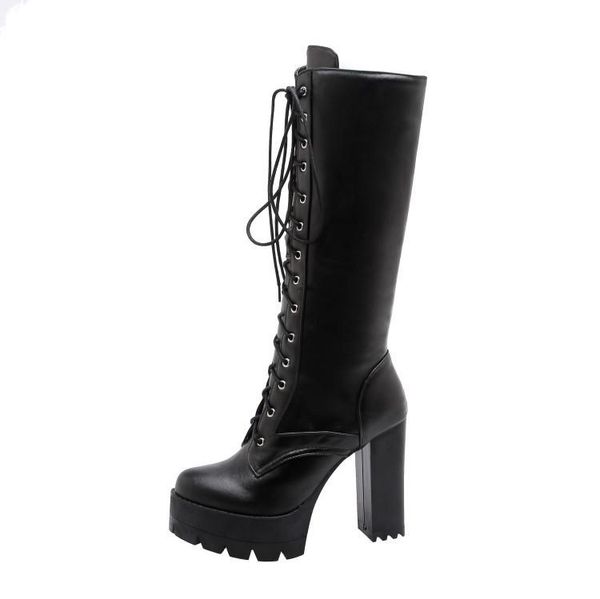 boots winter warm fur knee high for women square heels lace up thick bottom platform black shoes woman botas femininas
boots winter warm fur knee high for women square heels lace up thick bottom platform black shoes woman botas femininas