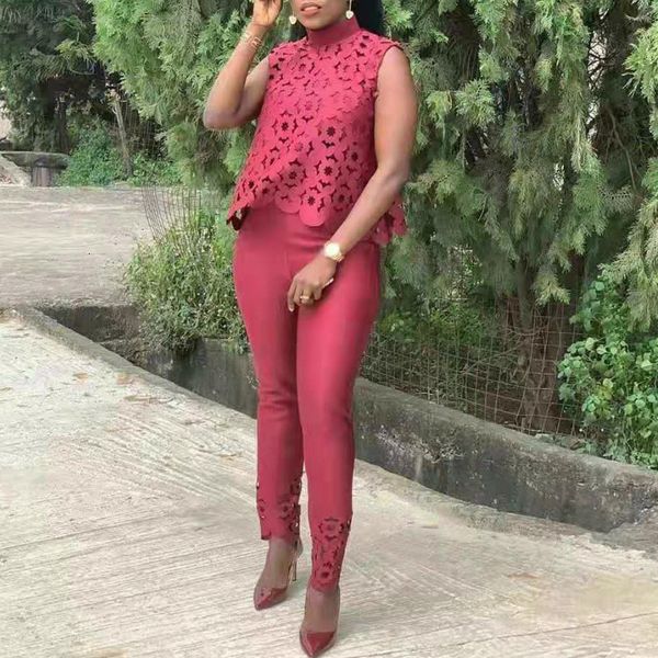 women's two piece pants pieces set hollow out sleeveless tank and bodycon pencil trousers african women wear fashion 2 suit f, White
women's two piece pants pieces set hollow out sleeveless tank and bodycon pencil trousers african women wear fashion 2 suit f, White