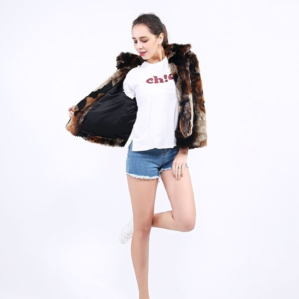 women's imitation fur coat wool sweater haining mink coat rabbit hair short jacket 211207, Black
women's imitation fur coat wool sweater haining mink coat rabbit hair short jacket 211207, Black