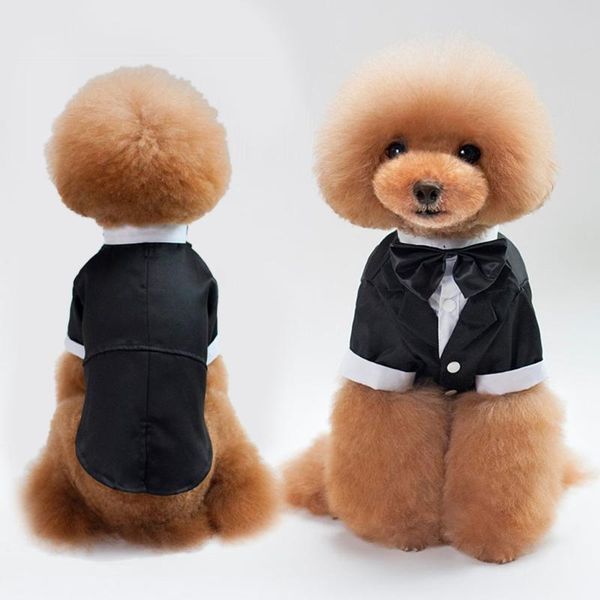 dog apparel gentleman shirt puppy pet clothes small cat suit bow tie costume wedding formal tuxedo with black
dog apparel gentleman shirt puppy pet clothes small cat suit bow tie costume wedding formal tuxedo with black