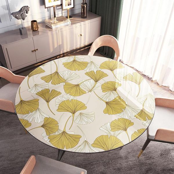 table cloth ginkgo leaf pattern round soft glass tablecloth oil cover kitchen dinning mat protect the deskbig size
table cloth ginkgo leaf pattern round soft glass tablecloth oil cover kitchen dinning mat protect the deskbig size