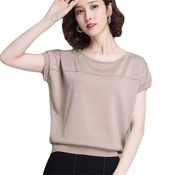 women's blouses & shirts women elastic loose blouse shirt fashion spring summer woman o neck short sleeve casual cotton lady blusas jk, White
women's blouses & shirts women elastic loose blouse shirt fashion spring summer woman o neck short sleeve casual cotton lady blusas jk, White