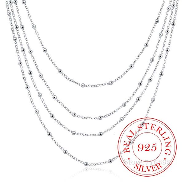 elegant women's accessory multilayers beads design long chain 925 sterling silver fashion necklace for women wedding party gift
elegant women's accessory multilayers beads design long chain 925 sterling silver fashion necklace for women wedding party gift