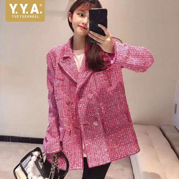 autumn short coat women pink brand elegant double breasted tweed jacket female streetwear loose fit office outerwear s- women's jacket, Black;brown
autumn short coat women pink brand elegant double breasted tweed jacket female streetwear loose fit office outerwear s- women's jacket, Black;brown