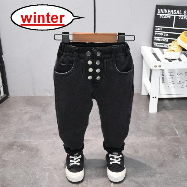 kids clothing winter children pants boystrousers fashio cotton thickening button black boy warm plus velvet jeans, Blue
kids clothing winter children pants boystrousers fashio cotton thickening button black boy warm plus velvet jeans, Blue