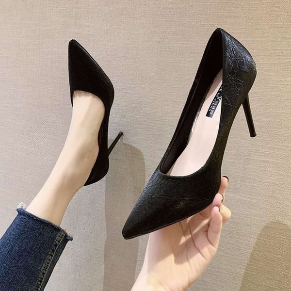 women's fashion single sho women's pointed shallow mouth high heels work spring and autumn scoop women, Black
women's fashion single sho women's pointed shallow mouth high heels work spring and autumn scoop women, Black