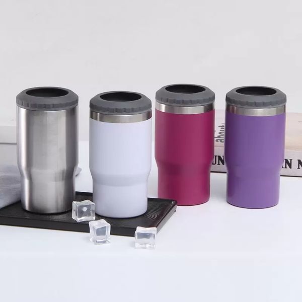4 in 1 14oz coffee cups mugs tumbler stainless steel 12oz slim cold beer bottle can cooler holder double wall vacuum insulated drink regular
4 in 1 14oz coffee cups mugs tumbler stainless steel 12oz slim cold beer bottle can cooler holder double wall vacuum insulated drink regular