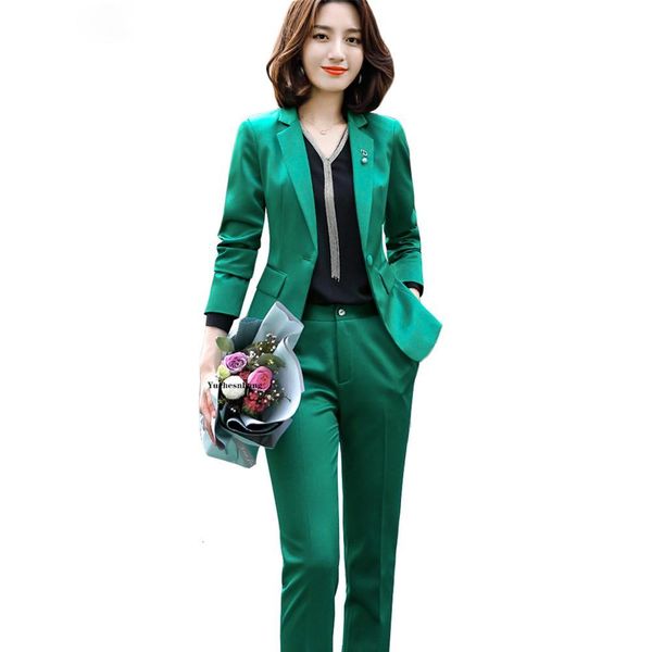 women's suits & blazers high-quality women casual green pant suit soft fabric 2 piece set uniform designs jacket and red pink purple wh, White;black
women's suits & blazers high-quality women casual green pant suit soft fabric 2 piece set uniform designs jacket and red pink purple wh, White;black