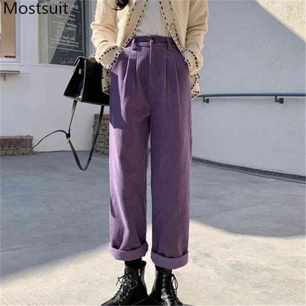 spring corduroy wide leg pants trousers women high waist casual fashion loose female full-length femme 210513, Black;white
spring corduroy wide leg pants trousers women high waist casual fashion loose female full-length femme 210513, Black;white