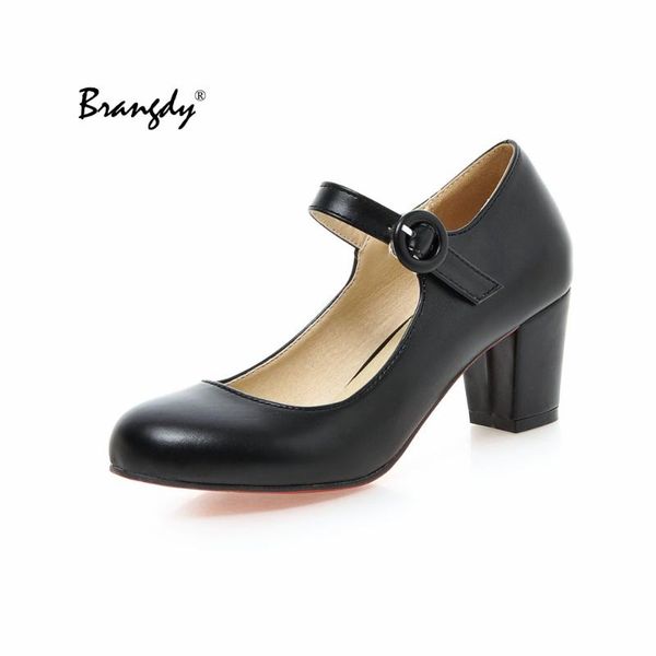 dress shoes brangdy fashion high heels buckle strap mary jane casual woman zapatillas mujer lolita, Black
dress shoes brangdy fashion high heels buckle strap mary jane casual woman zapatillas mujer lolita, Black