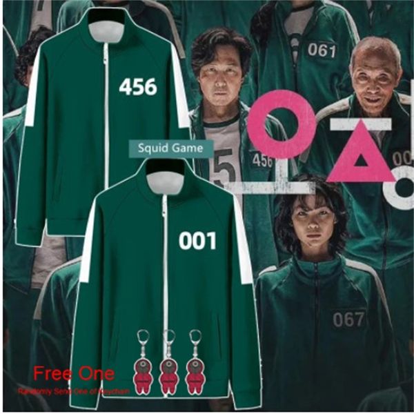 women's hoodies & sweatshirts game of merch squid hoodie 456 067 cotton jacket fleece casual cloth streetwear pullovers coat l404, Black
women's hoodies & sweatshirts game of merch squid hoodie 456 067 cotton jacket fleece casual cloth streetwear pullovers coat l404, Black