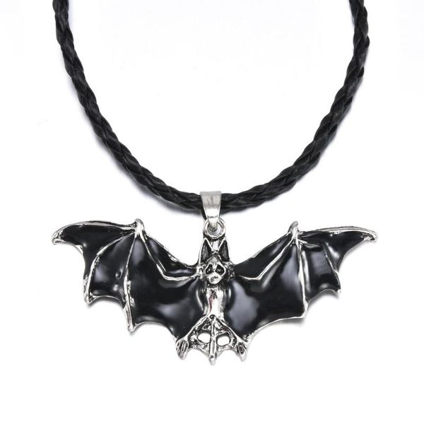 pendant necklaces 2021 fashion rope enamel bat antique silver color vampire necklace gothic jewelry halloween gifts wholesale
pendant necklaces 2021 fashion rope enamel bat antique silver color vampire necklace gothic jewelry halloween gifts wholesale