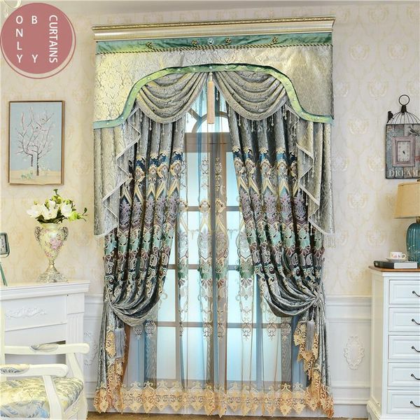european crack style luxury embroidered villa valance curtains for living room with voile curtain bedroom & drapes
european crack style luxury embroidered villa valance curtains for living room with voile curtain bedroom & drapes