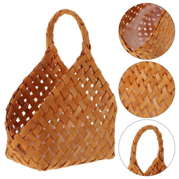 storage baskets 1pc basket portable wood chip woven flower
storage baskets 1pc basket portable wood chip woven flower