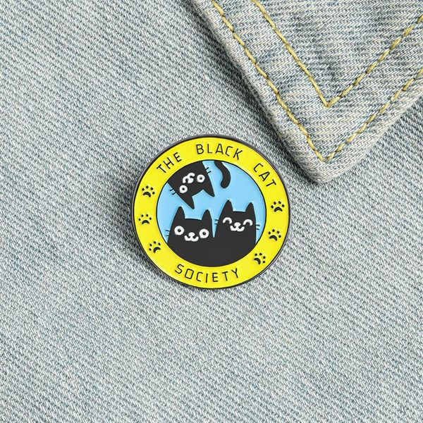 pins, brooches black cats enamel pin custom funny animal society shirt lapel bag cute badge cartoon jewelry gift for friends, Gray
pins, brooches black cats enamel pin custom funny animal society shirt lapel bag cute badge cartoon jewelry gift for friends, Gray