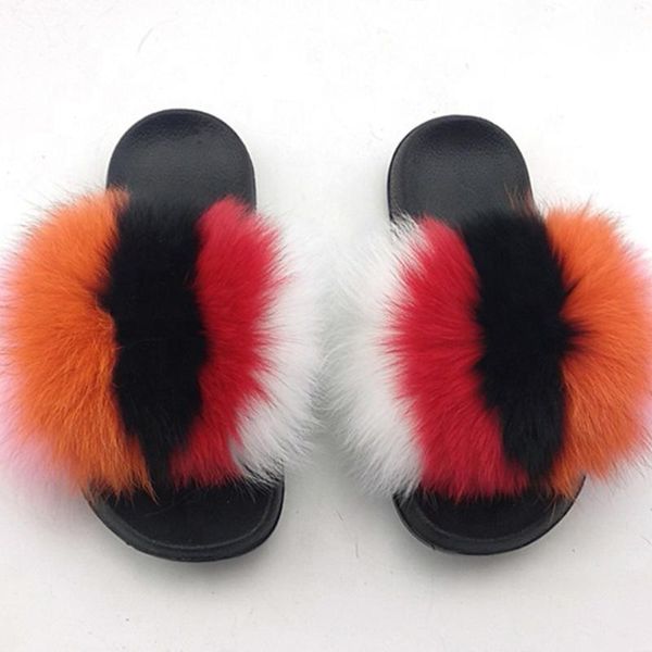 party fur slippers women furry flat sandals female cute fluffy real slides woman home flip flops luxury shoe, Black
party fur slippers women furry flat sandals female cute fluffy real slides woman home flip flops luxury shoe, Black