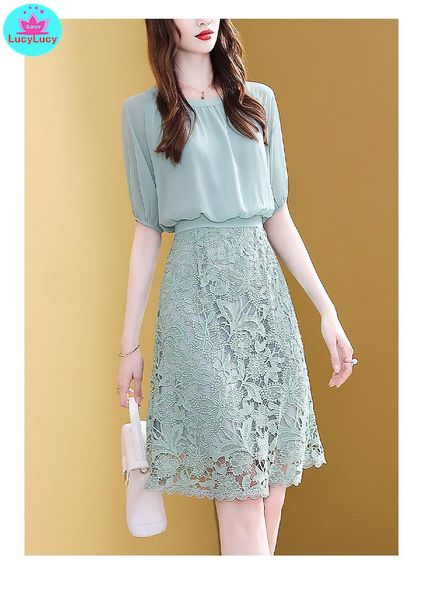 casual dresses 2021 summer waist slimming temperament ageing stitching chiffon dress female knee-length zippers, Black;gray
casual dresses 2021 summer waist slimming temperament ageing stitching chiffon dress female knee-length zippers, Black;gray