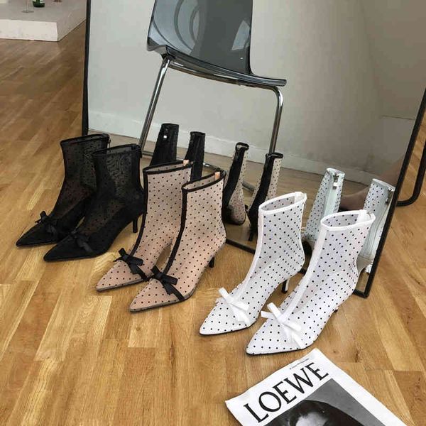 dress shoes new fashion pointy mesh polka dot breathable hollow bow high heel women's boots vjl3, Black
dress shoes new fashion pointy mesh polka dot breathable hollow bow high heel women's boots vjl3, Black