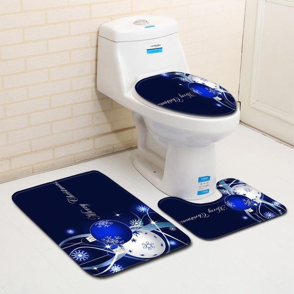 bath mats christmas tree snowflake pattern toilet seat mat three-piece set lid cover anti slip bathroom products
bath mats christmas tree snowflake pattern toilet seat mat three-piece set lid cover anti slip bathroom products