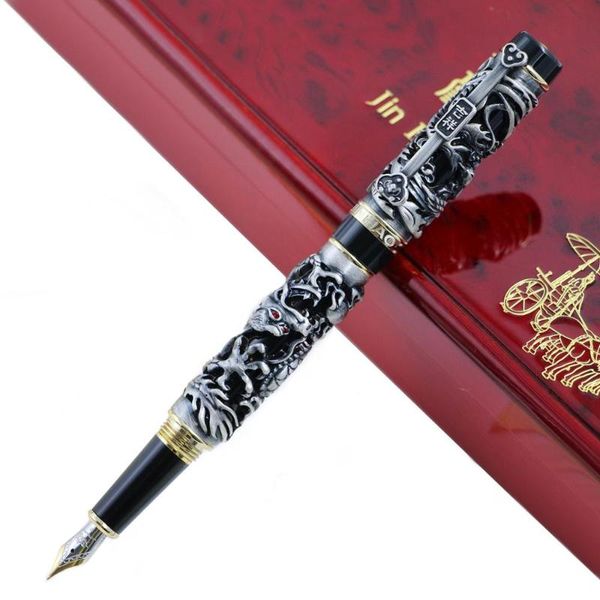 luxury fountain pen set jinhao dragon and phoenix chinese style retro calligraphy redwood gift box office supplies pens
luxury fountain pen set jinhao dragon and phoenix chinese style retro calligraphy redwood gift box office supplies pens