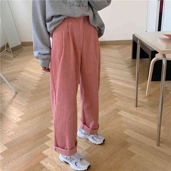 pants fashion women corduroy warm long soft wide leg pants casual high waist loose autumn chic trousers, White
pants fashion women corduroy warm long soft wide leg pants casual high waist loose autumn chic trousers, White