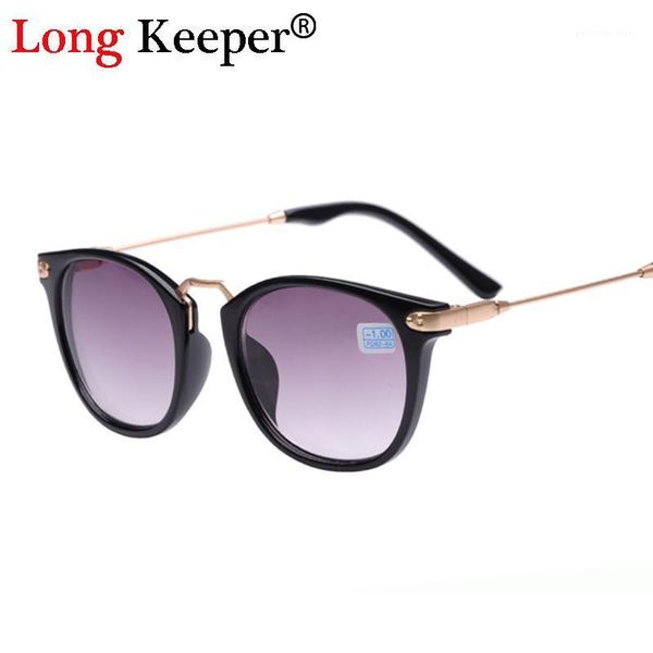 sunglasses long keeper women myopia glasses men cat eye shortsighted eyeglasses prescription -1.0 -1.5 -2.0 -2.5 -3.0 -3.5 -4.0, White;black