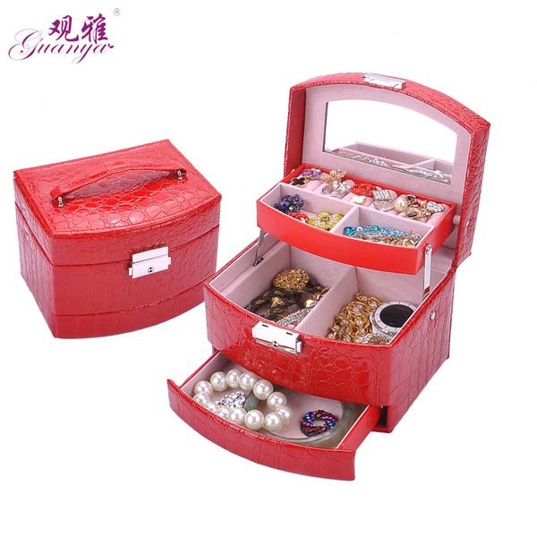 2021 new jewelry box 3 layers jewelry case jewelry package storage for holding ring necklace bracelet earring lady gift, Black;white
2021 new jewelry box 3 layers jewelry case jewelry package storage for holding ring necklace bracelet earring lady gift, Black;white