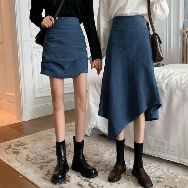 skirts women's a-line skirt with high waist and irregular medium length showing thin short buttocks, Black
skirts women's a-line skirt with high waist and irregular medium length showing thin short buttocks, Black