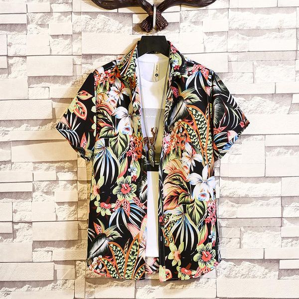 men's casual shirts plus size 7xl 6xl 5xl summer short sleeve men floral simple holiday style fashion print chemise homme streetwear, White;black
men's casual shirts plus size 7xl 6xl 5xl summer short sleeve men floral simple holiday style fashion print chemise homme streetwear, White;black
