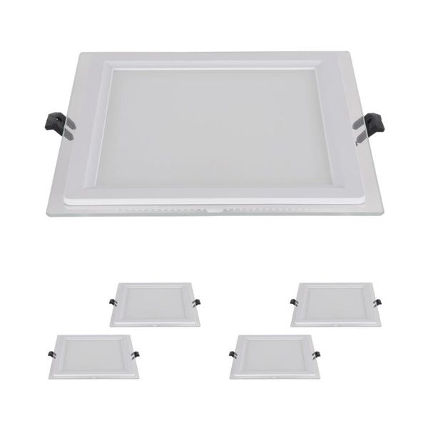 6w/12w/18w/24w square led recessed ceiling glass panel lights smd 2835 chip three color changeable pack of 5
6w/12w/18w/24w square led recessed ceiling glass panel lights smd 2835 chip three color changeable pack of 5