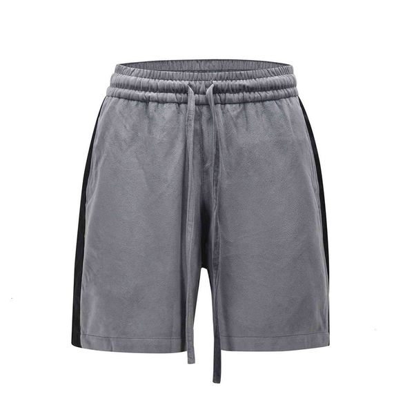 kanye street ribbon high splicing sports shorts side stripe suede drawstring capris for men and women, White;black
kanye street ribbon high splicing sports shorts side stripe suede drawstring capris for men and women, White;black