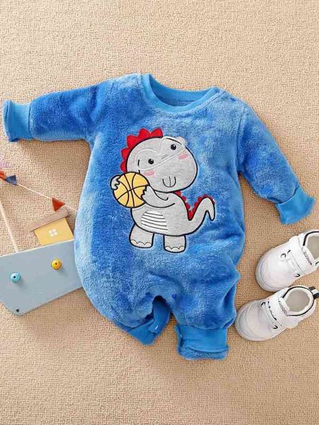 baby cartoon embroidered flannel sleep jumpsuit she, Blue
baby cartoon embroidered flannel sleep jumpsuit she, Blue