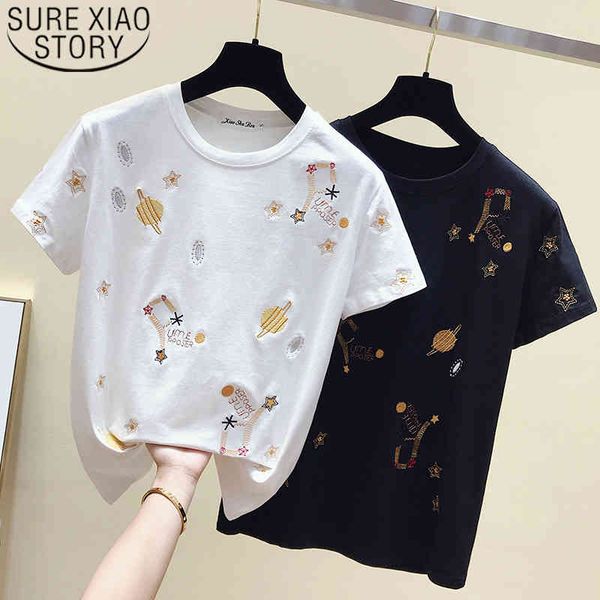 korea casual women clothes black tee shirt white shirt summer short sleeve embroidery vintage female ops 4863 50 210510
korea casual women clothes black tee shirt white shirt summer short sleeve embroidery vintage female ops 4863 50 210510
