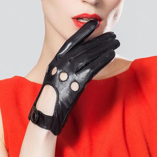 five fingers gloves yy8800 women genuine leather short thin with holes feminina straps cross locomotive rock punk club luvas driving mitt, Blue;gray
five fingers gloves yy8800 women genuine leather short thin with holes feminina straps cross locomotive rock punk club luvas driving mitt, Blue;gray