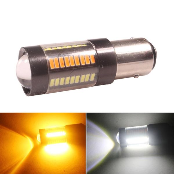 1pcs 1157 dual color bulbs p21/5w bay15d led car lights 4014 66-smd white to amber switchback auto lamp 12-24v emergency
1pcs 1157 dual color bulbs p21/5w bay15d led car lights 4014 66-smd white to amber switchback auto lamp 12-24v emergency