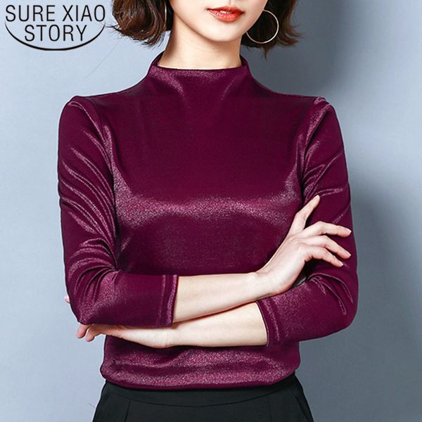 autumn fashion long sleeve solid and blouses stand collar casual women clothing 5480 50 210415, White
autumn fashion long sleeve solid and blouses stand collar casual women clothing 5480 50 210415, White