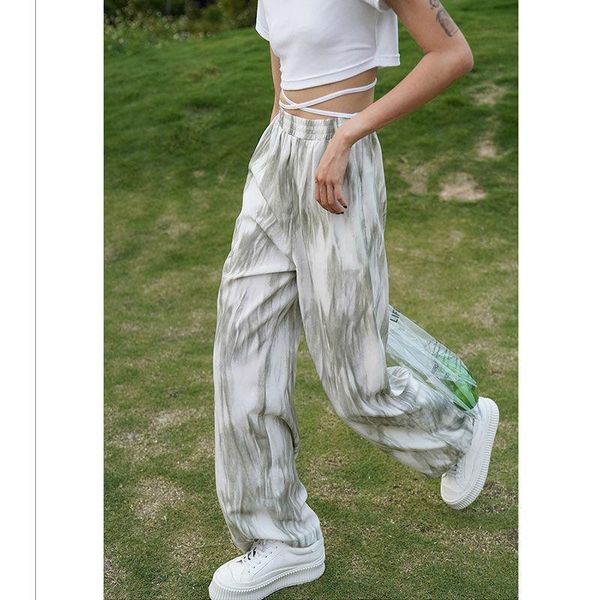women's pants & capris green gradient tie-dye singing k street style spring/summer korean loose high-waisted wide-leg, Black;white
women's pants & capris green gradient tie-dye singing k street style spring/summer korean loose high-waisted wide-leg, Black;white