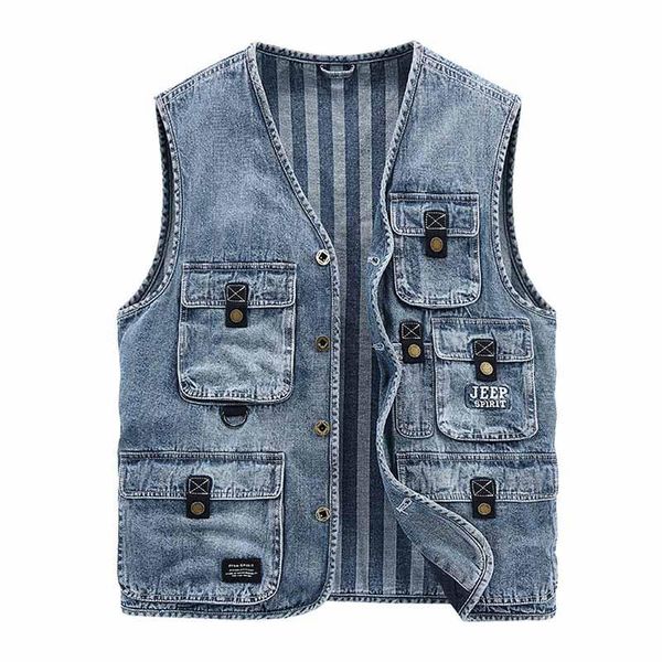 men's vests fashion men spring autumn denim vest multi pockets washed waistcoats for male sleeves jeans jackets outdoor, Black;white
men's vests fashion men spring autumn denim vest multi pockets washed waistcoats for male sleeves jeans jackets outdoor, Black;white