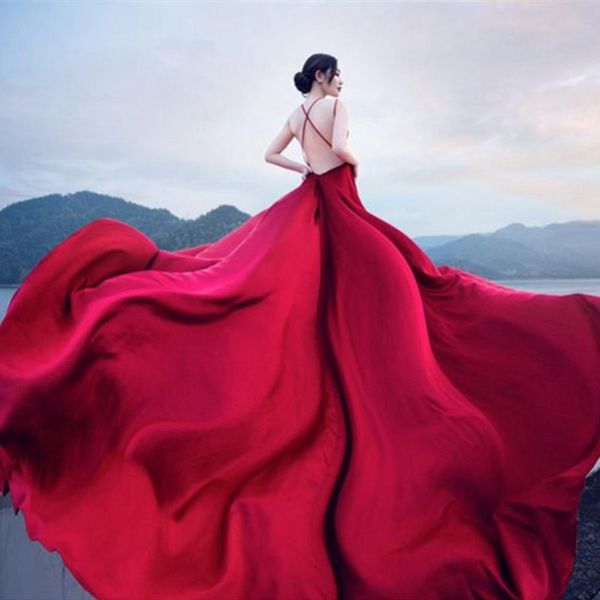 dark red straps back evening dress 2021 elegant satin long train formal abiye prom party gowns vestido longo festa, Black;red
dark red straps back evening dress 2021 elegant satin long train formal abiye prom party gowns vestido longo festa, Black;red