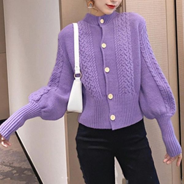 women's knits & tees knitted cardigan vintage linen flower color 2021 autumn/winter ladies' sweater short round neck lantern sleev, White
women's knits & tees knitted cardigan vintage linen flower color 2021 autumn/winter ladies' sweater short round neck lantern sleev, White