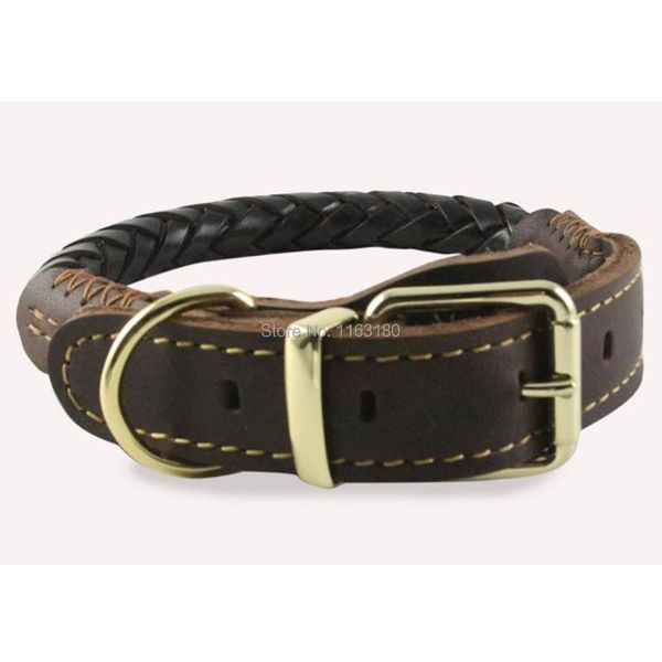 dog collars & leashes 1pc/lot good quality brown cowhide collar genuine leather neck buckle for large dogs
dog collars & leashes 1pc/lot good quality brown cowhide collar genuine leather neck buckle for large dogs