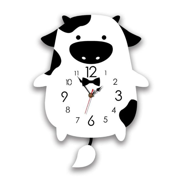 wall clocks 12 inch cartoon large clock teen cute simple modren silent cow with pendulum creative children room decoration gifts
wall clocks 12 inch cartoon large clock teen cute simple modren silent cow with pendulum creative children room decoration gifts