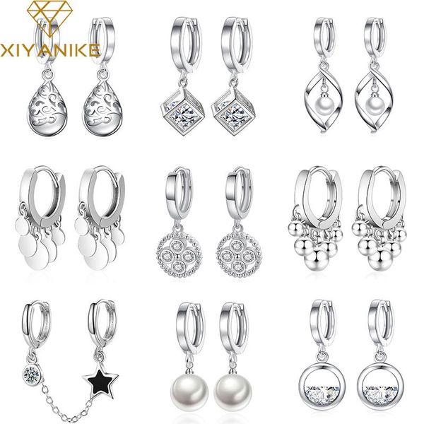 hoop & huggie goldria 925 sterling silver pearl zircon tassel earrings for girls sweet romantiuc jewelry engagement party ear accessoeres, Golden;silver
hoop & huggie goldria 925 sterling silver pearl zircon tassel earrings for girls sweet romantiuc jewelry engagement party ear accessoeres, Golden;silver