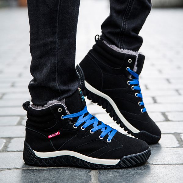 2021 autumn and winter new cotton shoes men's plush thickened middle sleeve high warm snow boots, Black
2021 autumn and winter new cotton shoes men's plush thickened middle sleeve high warm snow boots, Black