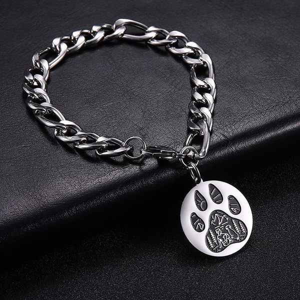 lucktune anime footprint bracelet women men adjustable bear sun dog wolf round pendant manmade gift metal stainless steel charm bracelets, Golden;silver
lucktune anime footprint bracelet women men adjustable bear sun dog wolf round pendant manmade gift metal stainless steel charm bracelets, Golden;silver